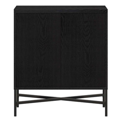 Hudson & Canal - Brighton 28in Wide Rectangular Accent Cabinet in Black Grain - AC1871 veiw 3