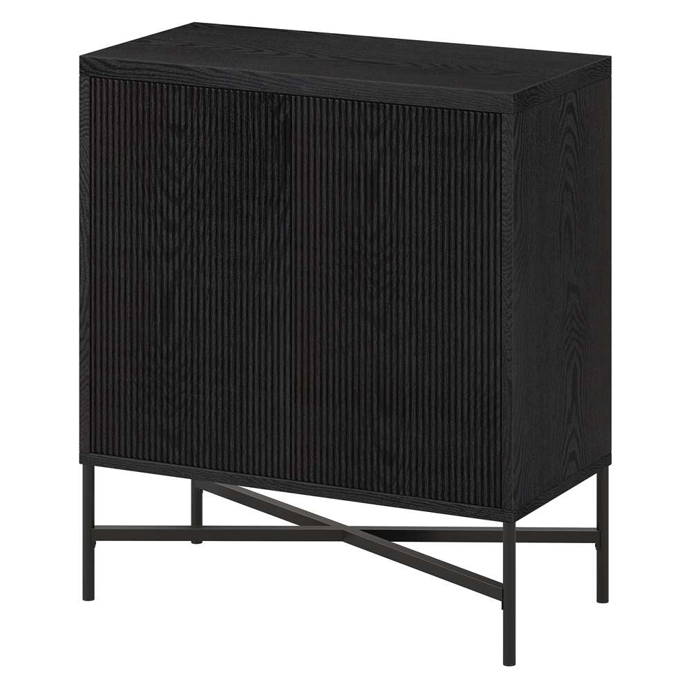 Hudson & Canal - Brighton 28in Wide Rectangular Accent Cabinet in Black Grain - AC1871 veiw 4