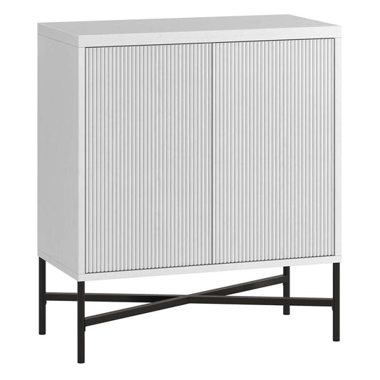 Hudson & Canal - Brighton 28in Wide Rectangular Accent Cabinet in White - AC1873 veiw 1