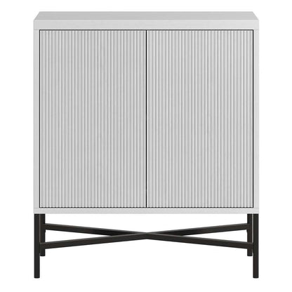 Hudson & Canal - Brighton 28in Wide Rectangular Accent Cabinet in White - AC1873 veiw 3