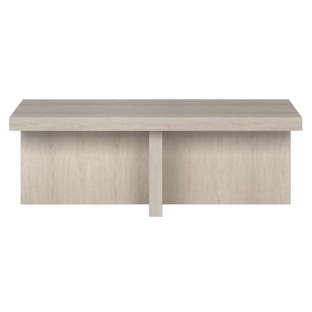 Hudson & Canal - Elna 44in Wide Rectangular Coffee Table in Alder White - CT1905 veiw 3