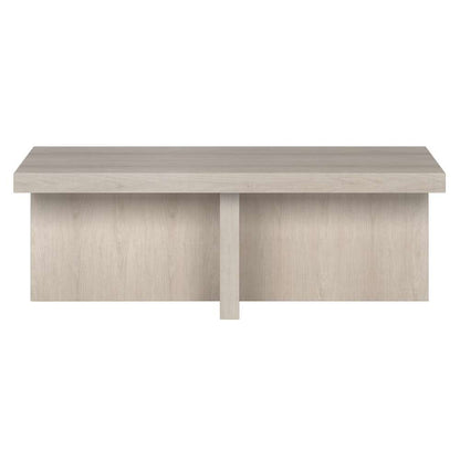 Hudson & Canal - Elna 44in Wide Rectangular Coffee Table in Alder White - CT1905 veiw 3