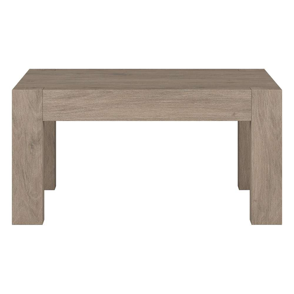 Hudson & Canal - Langston 34in Wide Square Coffee Table in Antiqued Gray Oak - CT1860 veiw 3