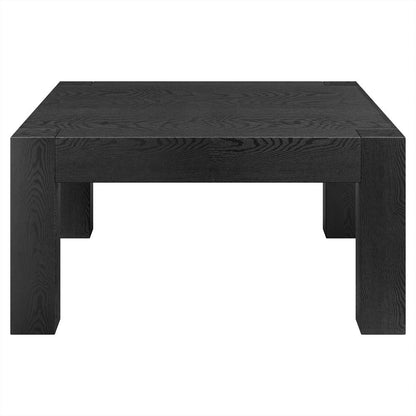 Hudson & Canal - Langston 34in Wide Square Coffee Table in Black Grain - CT1858 veiw 3