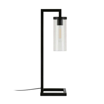 Hudson & Canal - Malva 26in Tall Table Lamp with Glass Shade in Blackened Bronze/Seeded - TL0137 veiw 3