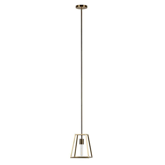 Hudson & Canal - Rhom 8in Wide Open-Framed Pendant in Brass/No Shade - PD0343 veiw 3