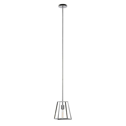 Hudson & Canal - Rhom 8in Wide Open-Framed Pendant in Polished Nickel/No Shade - PD0344 veiw 4