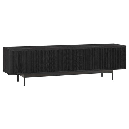 Hudson & Canal - Whitman Rectangular TV Stand for TVs up to 75in in Black Grain - TV1874 veiw 1