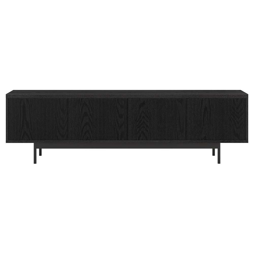 Hudson & Canal - Whitman Rectangular TV Stand for TVs up to 75in in Black Grain - TV1874 veiw 3