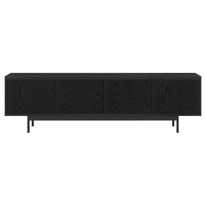Hudson & Canal - Whitman Rectangular TV Stand for TVs up to 75in in Black Grain - TV1874 veiw 3