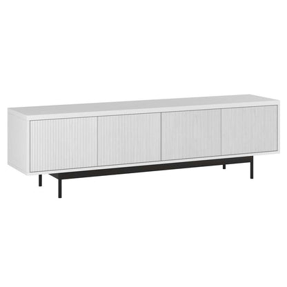 Hudson & Canal - Whitman Rectangular TV Stand for TVs up to 75in in White - TV1876 veiw 1