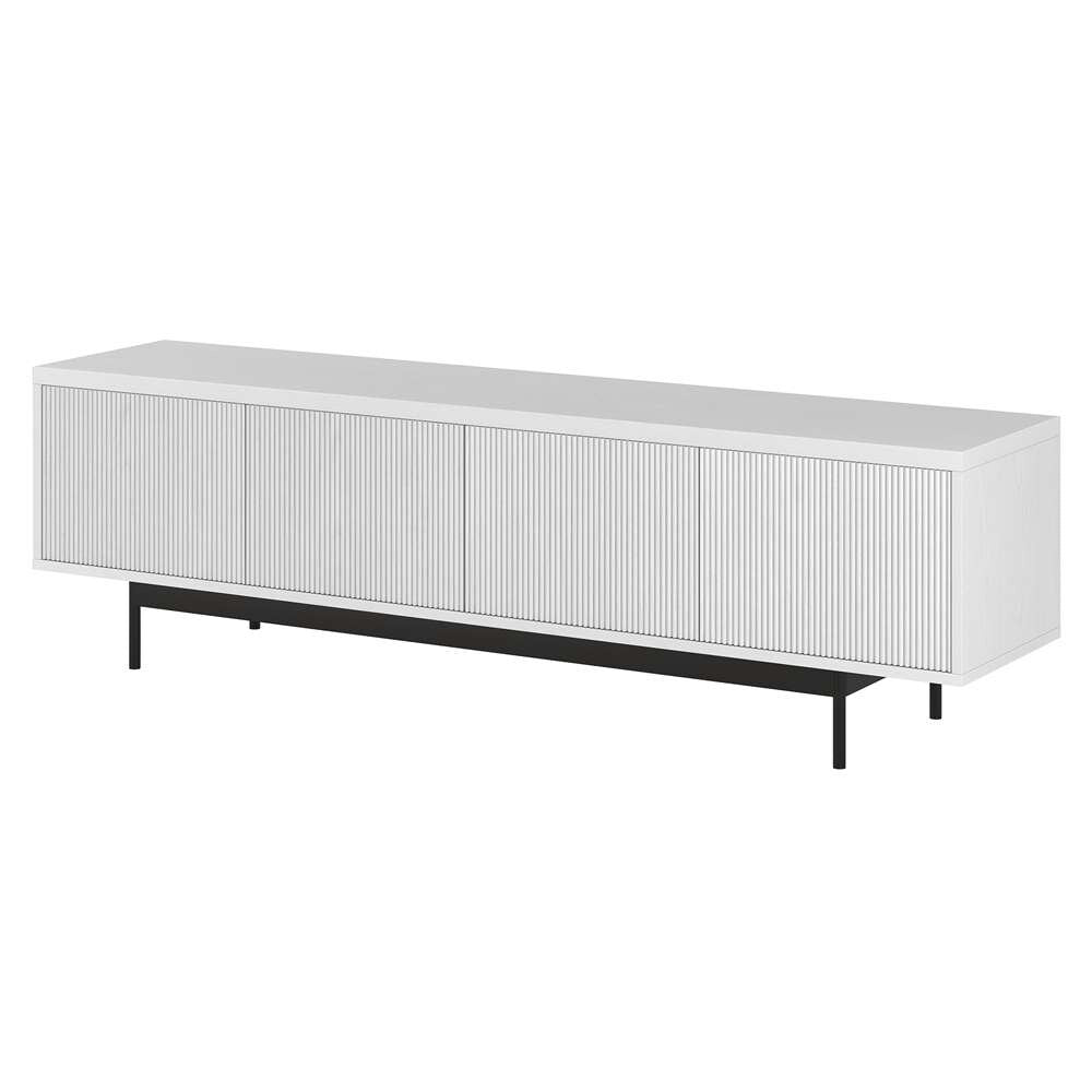 Hudson & Canal - Whitman Rectangular TV Stand for TVs up to 75in in White - TV1876 veiw 4