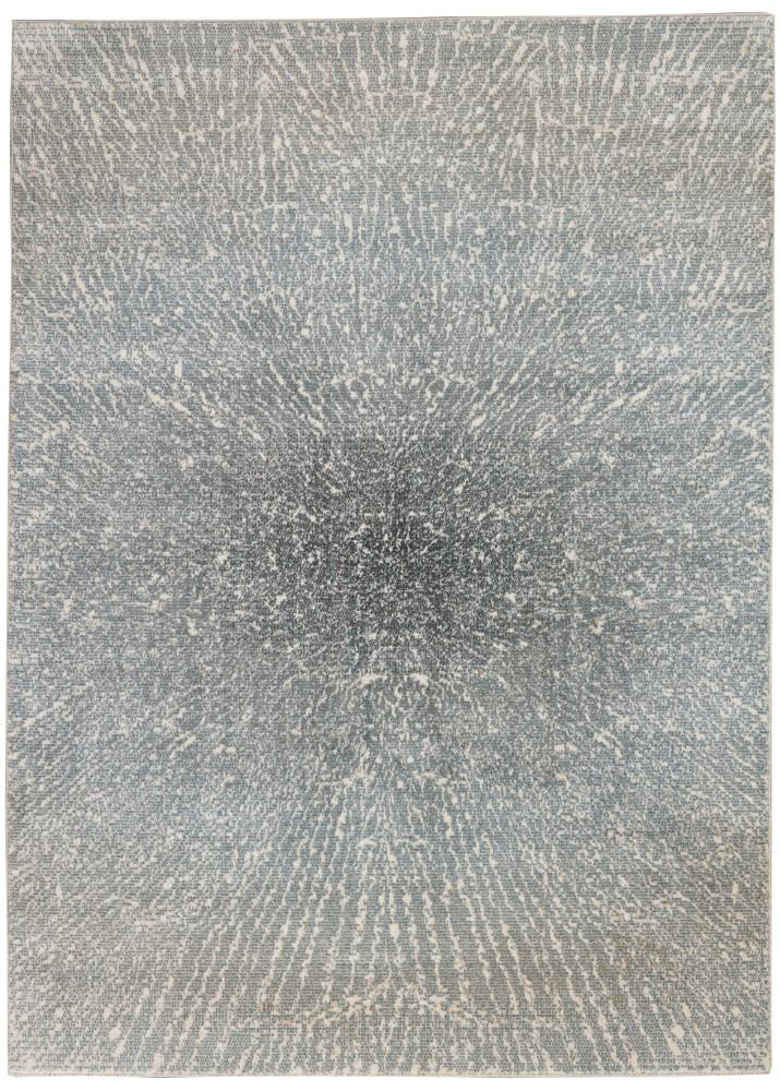 Inspire Me! Home Decor - Elegance FAR02 Blue, Grey and White 310in x 510in Contemporary Area Rug - FAR02-99446469472_CLOSEOUT veiw 1