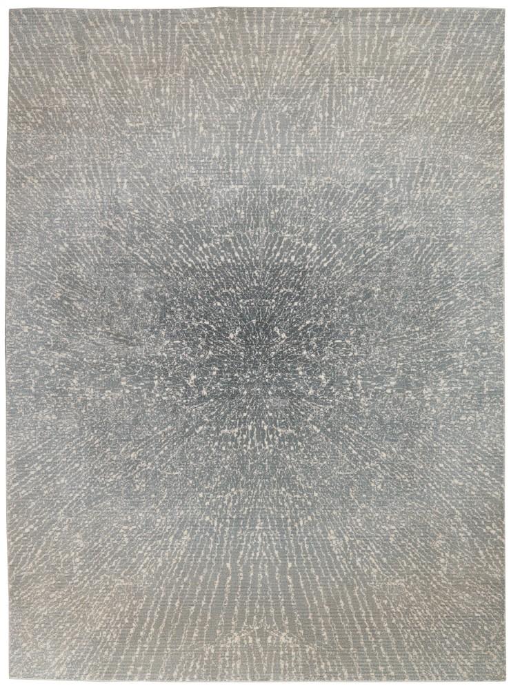 Inspire Me! Home Decor - Elegance FAR02 Blue, Grey and White 710in x 106in Large Rug - FAR02-99446469540_CLOSEOUT veiw 1