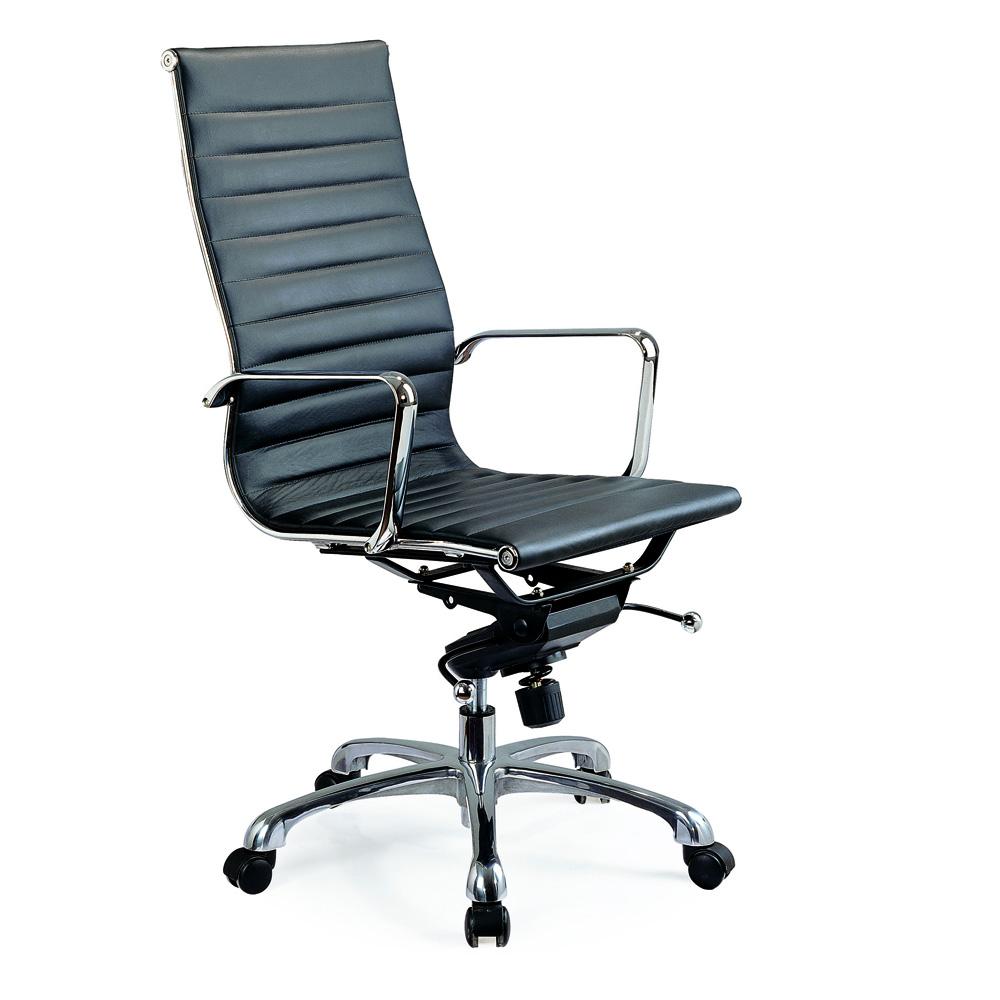 J&M Furniture - Comfy High Back Black Office Chair - 17660 veiw 1