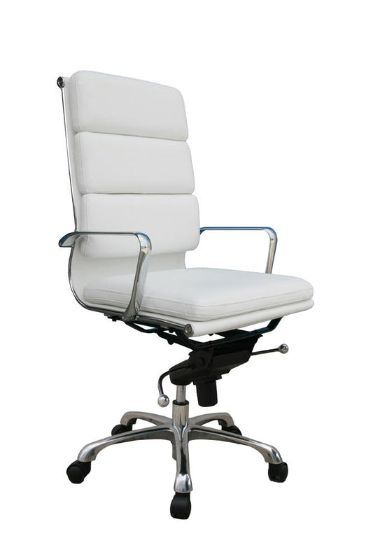 J&M Furniture - Plush White High Back Office Chair - 176472 veiw 1