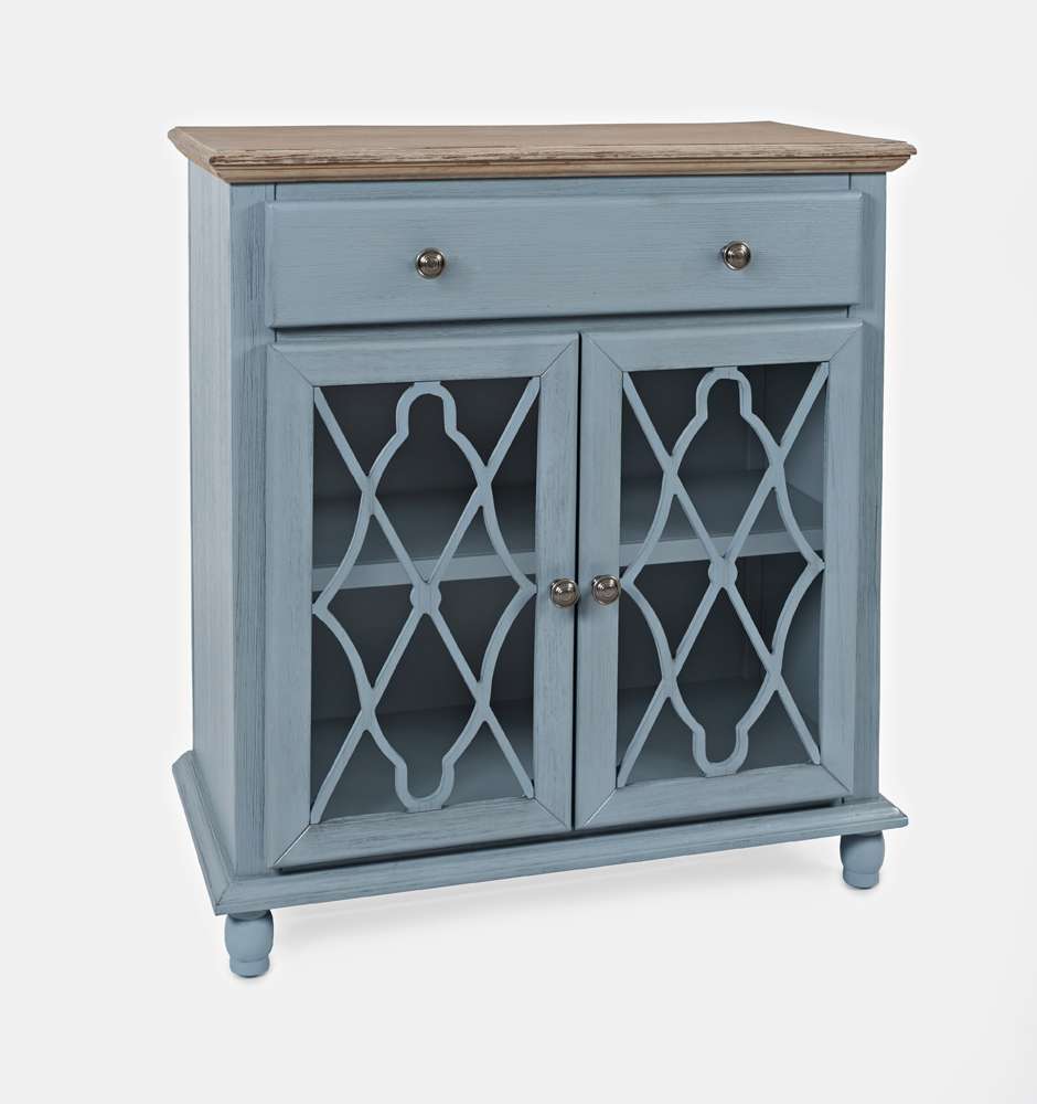Jofran - Aurora Hills 2 Door Accent Chest - Blue / Bisque - 1997-31 veiw 1