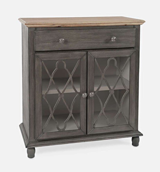 Jofran - Aurora Hills 2 Door Accent Chest - Grey / Bisque - 1999-31 veiw 1