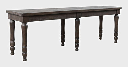 Jofran - Madison County Reclaimed Pine 54in Dining Bench - Barnwood Brown - 1700-14KD veiw 1