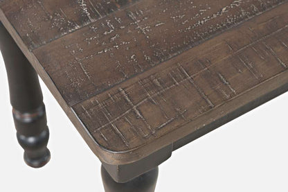 Jofran - Madison County Reclaimed Pine 54in Dining Bench - Vintage Black - 1702-14KD veiw 4