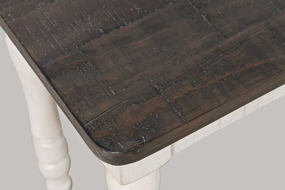 Jofran - Madison County Reclaimed Pine 54in Dining Bench - Vintage White - 1706-14KD veiw 4