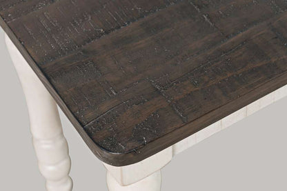 Jofran - Madison County Reclaimed Pine 54in Dining Bench - Vintage White - 1706-14KD veiw 4