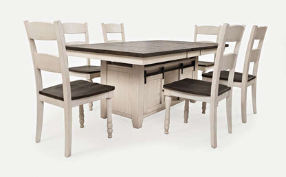 Jofran - Madison County Reclaimed Pine 72in Farmhouse Storage Table Seven-Piece Dining Set  - 1706-72D-7_INV142885 veiw 1