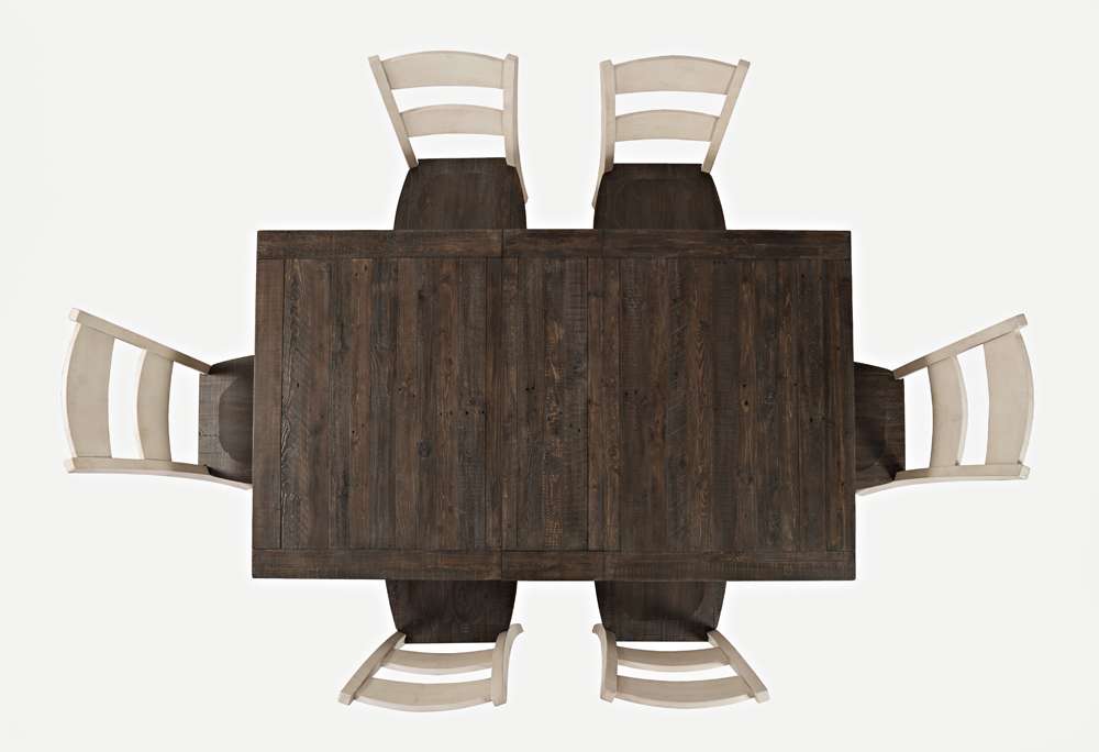 Jofran - Madison County Reclaimed Pine 72in Farmhouse Storage Table Seven-Piece Dining Set  - 1706-72D-7_INV142885 veiw 3