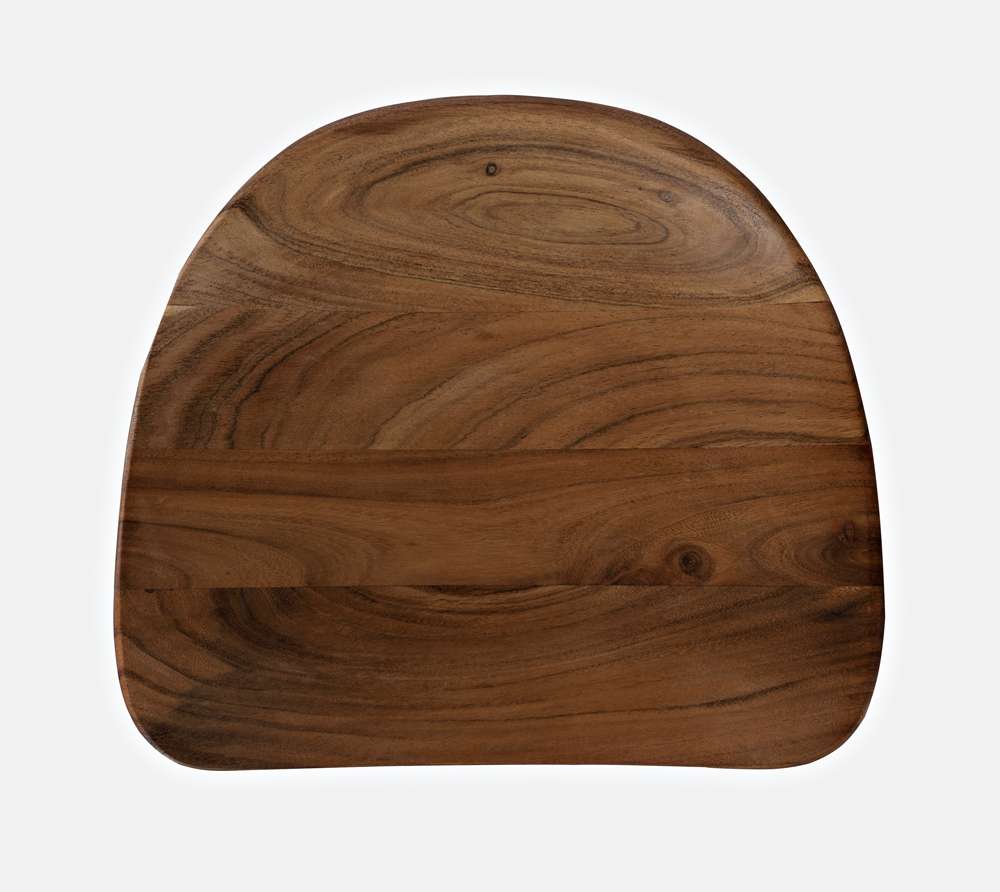 Jofran - Natures Edge Solid Acacia Counter Height Backless Stool (Set of 3) - Chestnut - 1781-BS160KD3PC veiw 3