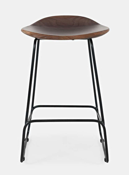 Jofran - Natures Edge Solid Acacia Counter Height Backless Stool (Set of 3) - Slate - 1981-BS160KD3PC veiw 2