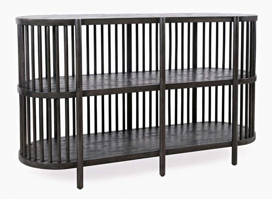 Jofran - Rhapsody Mid-Century Modern 54in Open Storage Accent Cabinet - 2190-54 veiw 1