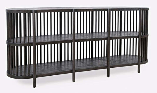 Jofran - Rhapsody Mid-Century Modern 72in Open Storage Sideboard Cabinet - 2190-72 veiw 1