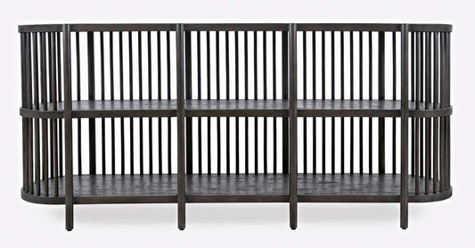 Jofran - Rhapsody Mid-Century Modern 72in Open Storage Sideboard Cabinet - 2190-72 veiw 2