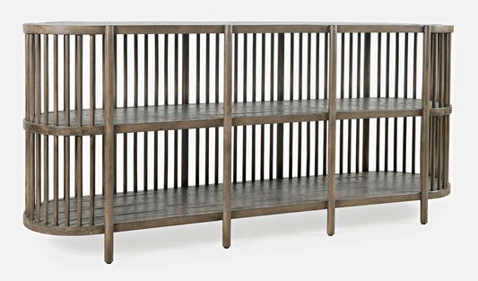 Jofran - Rhapsody Mid-Century Modern 72in Open Storage Sideboard Cabinet - 2185-72 veiw 1