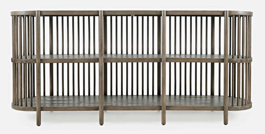 Jofran - Rhapsody Mid-Century Modern 72in Open Storage Sideboard Cabinet - 2185-72 veiw 2