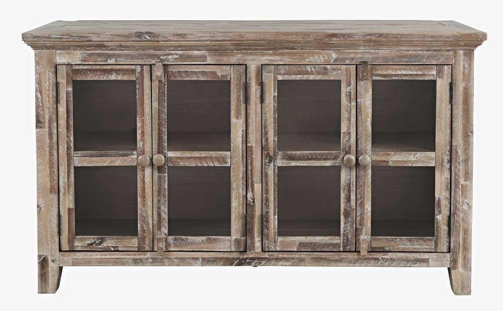 Jofran - Rustic Shores Coastal Style 54in Distressed Acacia Credenza Cabinet - 2125-5432 veiw 3