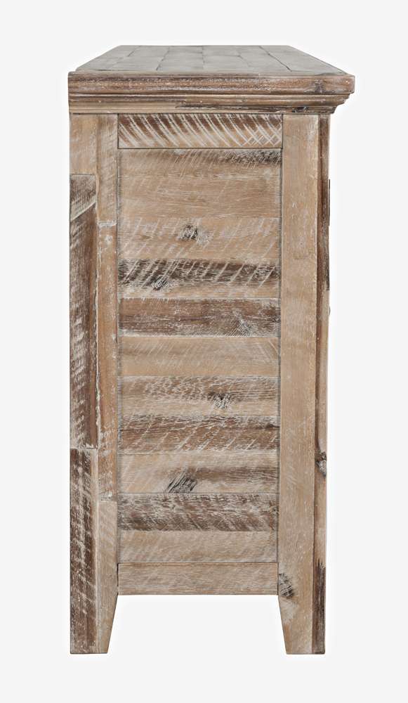 Jofran - Rustic Shores Coastal Style 54in Distressed Acacia Credenza Cabinet - 2125-5432 veiw 5