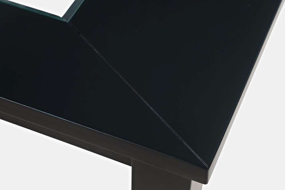 Jofran - Urban Icon Contemporary 66in Four-Piece Dining Set with Upholstered Chairs and Bench - 2004-66D-4 veiw 5