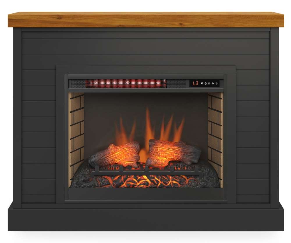 Legends Furniture - Washington 48in Electric Fireplace Console in Black - WA5112-SWK veiw 5