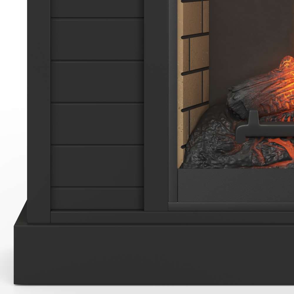 Legends Furniture - Washington 48in Electric Fireplace Console in Black - WA5112-SWK veiw 8