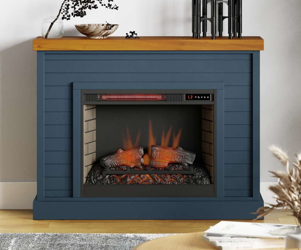 Legends Furniture - Washington 48in Electric Fireplace Console in Blue - WA5111-BWK veiw 1