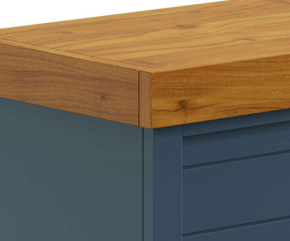 Legends Furniture - Washington 48in Electric Fireplace Console in Blue - WA5111-BWK veiw 5