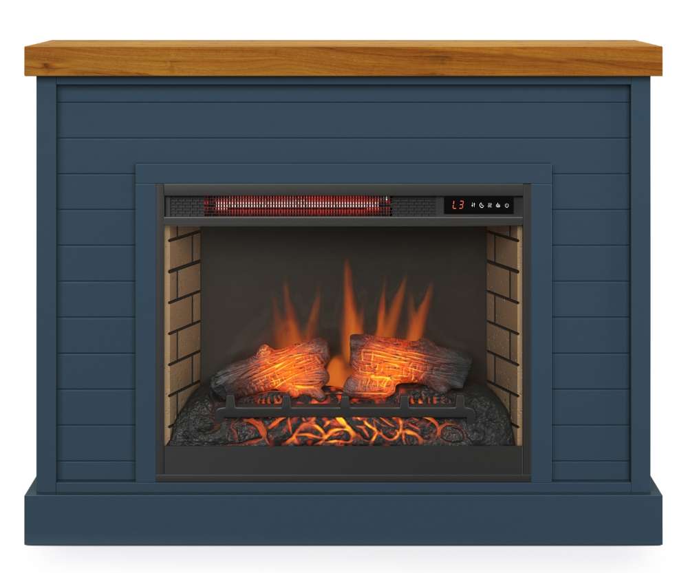 Legends Furniture - Washington 48in Electric Fireplace Console in Blue - WA5111-BWK veiw 6