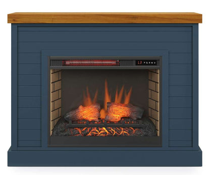 Legends Furniture - Washington 48in Electric Fireplace Console in Blue - WA5111-BWK veiw 6