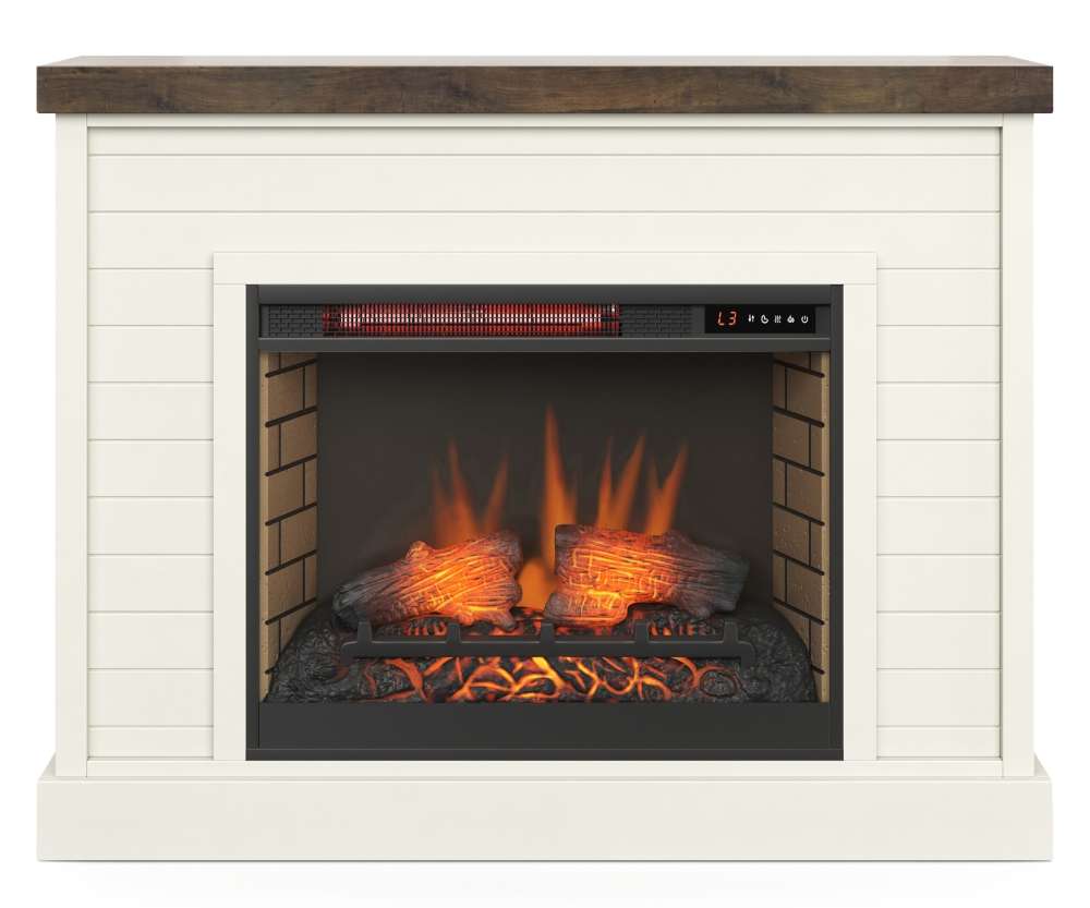 Legends Furniture - Washington 48in Electric Fireplace Console in White - WA5110-BJW veiw 6