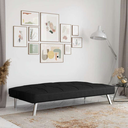 Serta - Cailey Fabric Convertible Futon, Black by Lifestyle Solutions - SC-CRYS3LU2001 veiw 10