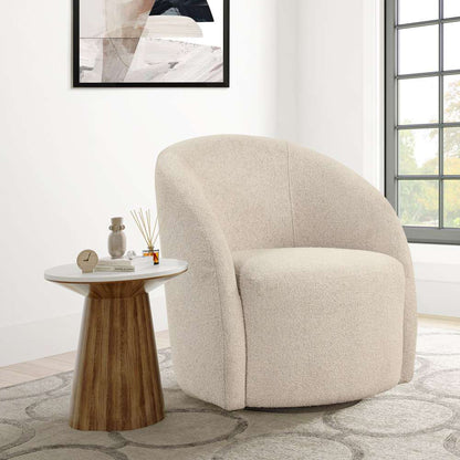 Lifestyle Solutions - Magnus Swivel Accent Chair, Khaki - 171A002GRY veiw 3