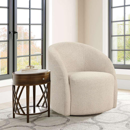 Lifestyle Solutions - Magnus Swivel Accent Chair, Khaki - 171A002GRY veiw 10