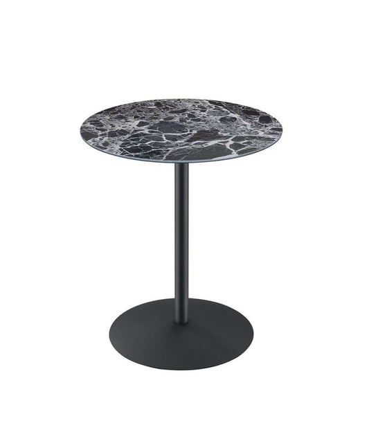 Lilola Home - Circa End Table with Black Marble Textured Top  - 98024 veiw 2