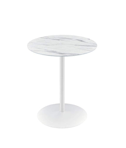 Lilola Home - Circa End Table with White Marble Textured Top  - 98023 veiw 1